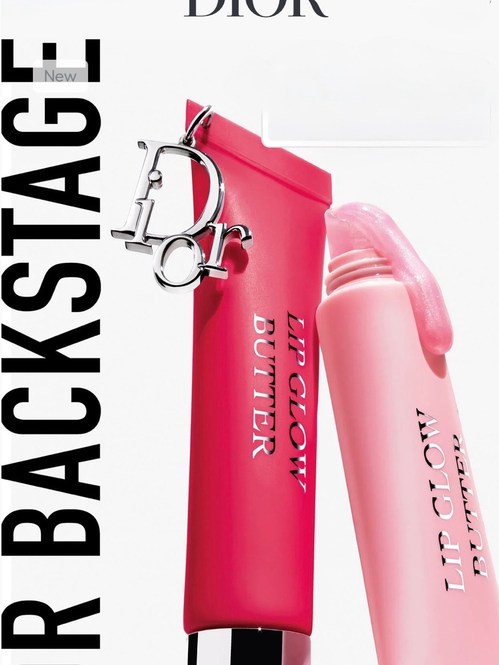 Dior Lip Glow Butter - Pink Hydrating Lip Balm & Dior charm for necklace - Picture 6 of 7
